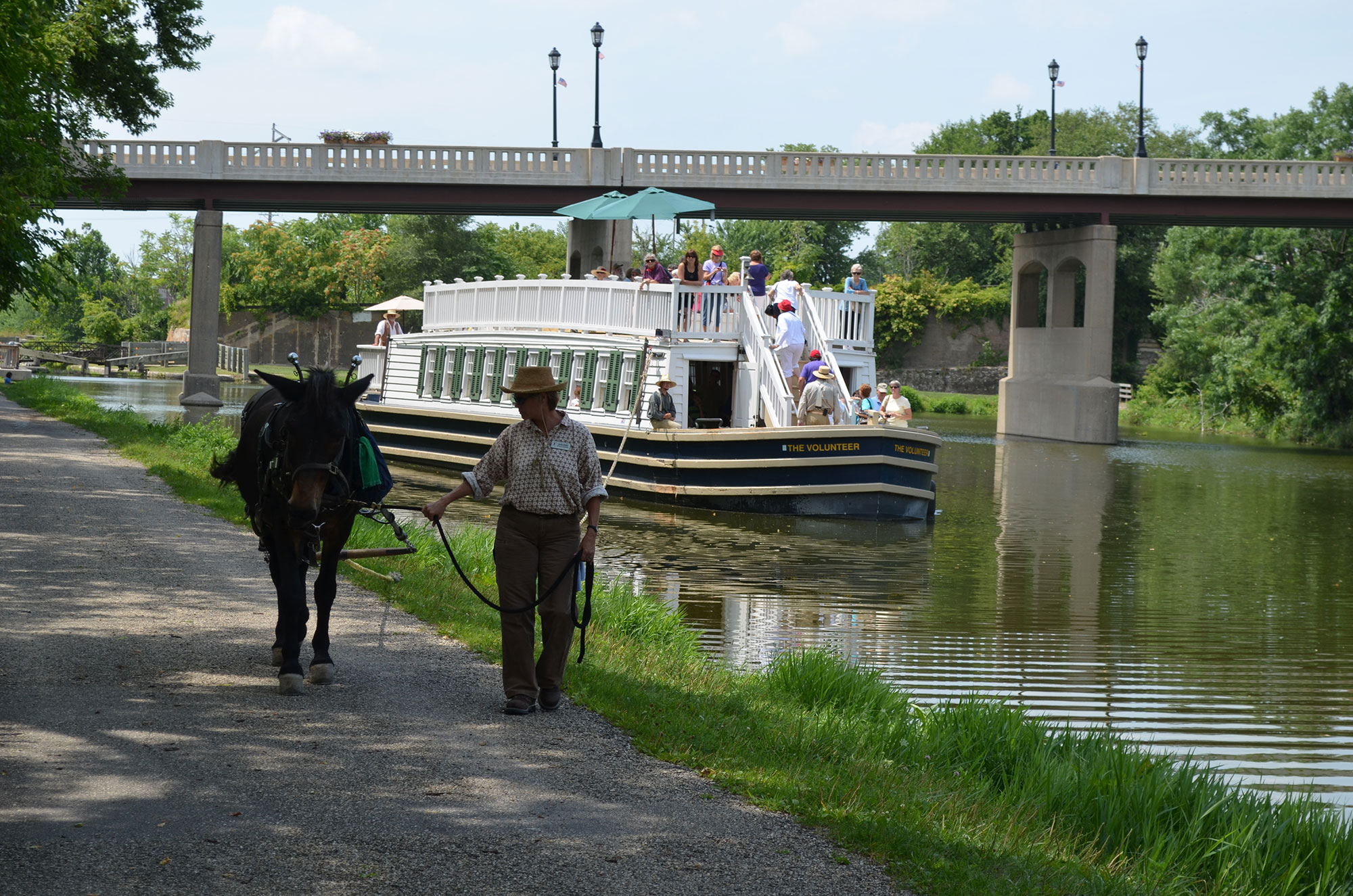 I&M Canal Boat Tours Ride on a Replica of a Mule-Pulled Canal Boat